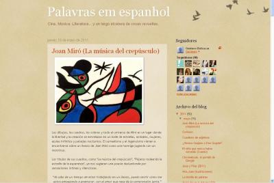 Palavras em espanhol (Sitio web)