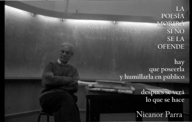 Poema - Nicanor Parra (Foto)