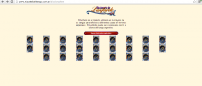 Diccionario de Lunfardo (Sitio web)